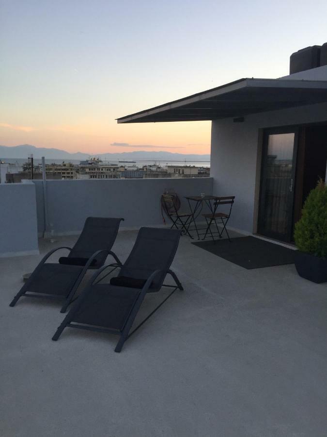Stylish Seaview Rooftop Thessaloníki Ngoại thất bức ảnh